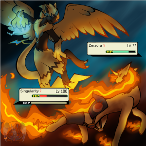 Full Render, Two Characters, Airbrushed